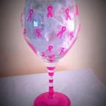 Breast Cancer Wine Glasses