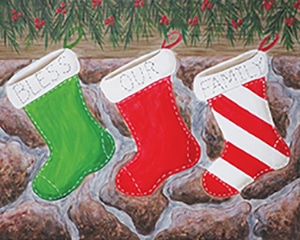 Christmas Canvas Paint Party